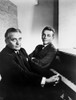 Alan Jay Lerner (1918-1986). /Namerican Composer And Dramatist. Lerner, Right, And Frederick Loewe (1901-1989), American (Austrian-Born) Composer. Poster Print by Granger Collection - Item # VARGRC0000822