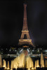 Paris: Eiffel Tower. /Neiffel Tower And Trocadero Fountains. Poster Print by Granger Collection - Item # VARGRC0021972