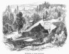 California Gold Rush. /N'Tunneling, At Table Mountain.' Wood Engraving, 1860. Poster Print by Granger Collection - Item # VARGRC0096361