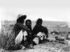 Navajo Chanters, C1905./Nthree Navajo Men Seated On The Ground Chanting, As Part Of The Yebichai Ritual, With One Man Holding A Rattle. Photographed By Edward S. Curtis, C1905. Poster Print by Granger Collection - Item # VARGRC0116010