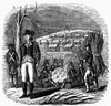 Morristown: Encampment. /Ngeorge Washington At The Continental Army'S Winter Encampment At Morristown, New Jersey, 1777. Line Engraving, 19Th Century. Poster Print by Granger Collection - Item # VARGRC0101510