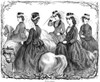 Women'S Fashion, 1870. /Nriding Habits. Wood Engraving, American, 1870. Poster Print by Granger Collection - Item # VARGRC0014652