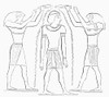 Ancient Egypt: Annointing. /Nancient Egyptian Mode Of Annointing. Poster Print by Granger Collection - Item # VARGRC0094709