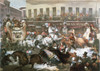 Sleighing In New York City. /Namerican Lithograph, 1855. Poster Print by Granger Collection - Item # VARGRC0011445