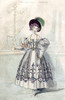 Women'S Fashion, 1833. /Namerican Color Print Of An Evening Dress From Paris In 'Godey'S Lady'S Book,' April 1833. Poster Print by Granger Collection - Item # VARGRC0093617