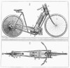 Motorcycle, 1894. /Nline Engraving, French, 1894. Poster Print by Granger Collection - Item # VARGRC0099152