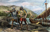 Norsemen Landing, C1000. /Nlanding Of The Norsemen In North America, C1000. After A Drawing By John Steeple Davis, 1895. Poster Print by Granger Collection - Item # VARGRC0010964