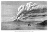 Mount Vesuvius, 1872. /Nthe Eruption Of Mount Vesuvius As Seen From Capri, 1872. Contemporary English Wood Engraving. Poster Print by Granger Collection - Item # VARGRC0268569