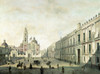 Mexico City, C1825. /Nfrom Left: The Custom House, Santo Domingo Church, And The Former Inquisition Headquarters. Oil On Canvas By Pedro Gualdi, C1825. Poster Print by Granger Collection - Item # VARGRC0103822