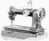 Sewing Machine, C1890. /Nwheeler & Wilson Industrial Sewing Machine. Line Engraving, C1890 Poster Print by Granger Collection - Item # VARGRC0000067