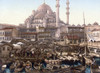 Constantinople, C1895. /Nthe Yeni Camii And Emin_N� Bazaar In Constantinople, Ottoman Empire. Photochrome, C1895. Poster Print by Granger Collection - Item # VARGRC0353142