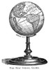 Globe, C1870. /Nthe New School Globe. Line Engraving, American, C1870. Poster Print by Granger Collection - Item # VARGRC0077538