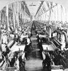 Textile Mill: Power Looms./Npower Looms In A Textile Mill At Fall River, Massachusetts. Stereograph, C1900. Poster Print by Granger Collection - Item # VARGRC0061709