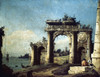 Bellotto: Arch. /Nbernardo Bellotto: Imaginary View Of Roman Arch In Ruins. Canvas, 18Th Century. Poster Print by Granger Collection - Item # VARGRC0022990