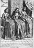 Venetian Women, C1600. /Nvenetian Women. Line Engraving From Giacomo Franco'S 'Habiti Delle Donne Venetiane' (Costumes Of Venetian Women), C1600. Poster Print by Granger Collection - Item # VARGRC0123448
