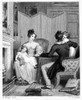 England: Family, C1810. /Nyoung Family At The Fireside. Steel Engraving, English, After Richard Westall (1765-1836). Poster Print by Granger Collection - Item # VARGRC0092814