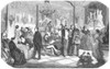 France: Spa Salon, 1856. /Nthe Grand Salon At The Hotel And Spa At Divonne, France. Wood Engraving, French, 1856. Poster Print by Granger Collection - Item # VARGRC0080115