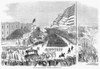 Lincoln'S Funeral, 1865. /N'President Lincoln'S Funeral Procession In Washington City,' 19 April 1865. Contemporary American Wood Engraving. Poster Print by Granger Collection - Item # VARGRC0264969