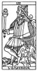 Tarot Card: The Emperor. /N'The Emperor (Will Power).' Woodcut, French, 16Th Century. Poster Print by Granger Collection - Item # VARGRC0077724