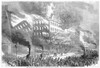 Barnum'S Museum Fire, 1865. /Np.T. Barnum'S Museum On Broadway, New York, Being Destroyed By Fire On 13 July 1865. Wood Engraving After A.R. Waud, From A Contemporary American Newspaper. Poster Print by Granger Collection - Item # VARGRC0089095
