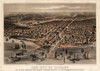 Map: Chicago, 1872. /N'The City Of Chicago As It Was Before The Great Conflagration Of October 8Th, 9Th, & 10Th, 1871.' Lithograph By William Flint, C1872. Poster Print by Granger Collection - Item # VARGRC0180653