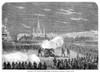 New Orleans: Riot, 1873. /Npolice Firing On The Milita And Rioters In Jackson Square During The Riot Of March 1873. Wood Engraving From A Contemporary American Newspaper. Poster Print by Granger Collection - Item # VARGRC0035893