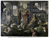 New York: Poverty, 1869. /Nunderground Lodgings For The Poor On Greenwich Street In New York City. Wood Engraving, American, 1869. Poster Print by Granger Collection - Item # VARGRC0081452