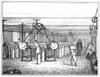 Textile Mill, C1840. /Nbobbin And Drawing Frames In A New England Cotton Textile Mill. Lithograph, C1840. Poster Print by Granger Collection - Item # VARGRC0012276