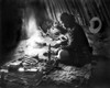 Navajo Silversmith, C1915. /Na Navajo Man Shaping Silver Near A Fire Inside A Dwelling. Photograph, C1915. Poster Print by Granger Collection - Item # VARGRC0116620