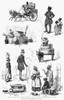 Charleston: Scenes, 1875. /Nsketches From The Streets Of Charleston, South Carolina. Wood Engravings From An American Newspaper Of 1875 Poster Print by Granger Collection - Item # VARGRC0087245