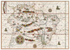 Map: America, 1582. /Nmap Of South America By Juan Martinez, 1582. Poster Print by Granger Collection - Item # VARGRC0370171