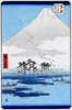 Hiroshige: Yoshiwara, 1855. /Nfisherman On A Lake Near Mount Fuji. Woodcut By Ando Hiroshige, 1855. Poster Print by Granger Collection - Item # VARGRC0259404