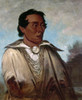 Catlin: The Foremost Man. /Nkee-An-Ne-Kuk, Or The Foremost Man, Chief Of The Kickapoo Tribe Of Illinois And Kansas. Oil On Canvas By George Catlin, C1831. Poster Print by Granger Collection - Item # VARGRC0102852