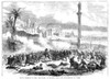 Spain: Cadiz, 1869. /N'Spain - Charge Of The Chasseurs Of Madrid Upon The Insurgents Of Cadiz.' Engraving, 1869. Poster Print by Granger Collection - Item # VARGRC0266472