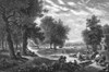Long Island, 1873. /Nscene On Long Island, New York. Wood Engraving, 1873. Poster Print by Granger Collection - Item # VARGRC0082581