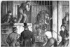 Menagerie Sale, 1872. /Ncatching The Lion, At An Auction Sale Of A Menagerie In England. Wood Engraving, English, 1872. Poster Print by Granger Collection - Item # VARGRC0371081