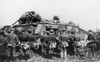 Wwi: Tank, C1915. /Ngerman Soldiers And A German Tank. Photograph, C1915. Poster Print by Granger Collection - Item # VARGRC0354452