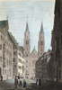 Germany: Nuremberg, 1822. /Nst. Lorenz Kirche And Karolinen Strasse At Nuremberg, Germany. Steel Engraving, 1822, After A Drawing By Robert Batty. Poster Print by Granger Collection - Item # VARGRC0081009