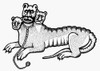Cerberus. /Nthe Three-Headed Guardian Of The Underworld In Greek Mythology. Manuscript Drawing, C1500. Poster Print by Granger Collection - Item # VARGRC0055123