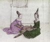 Two Ladies, 15Th Century. /Ntwo Ladies Examine A Dead Game Bird. Illumination From A Flemish Book Of Hours Made For Engelbert Ii Of Nassau, 1485-90. Poster Print by Granger Collection - Item # VARGRC0116957