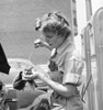 Gas Station, 1943. /Nnatalie O'Donald Working As A Gas Station Attendant In Philadelphia, Pennsylvania, During World War Ii. Photograph By Jack Delano, 1943. Poster Print by Granger Collection - Item # VARGRC0527141