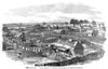 Freedmen'S Village, 1865. /Nthe Freedman'S Settlement At Hampton, Virginia. Wood Engraving, American, 1865. Poster Print by Granger Collection - Item # VARGRC0032715