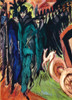 Kirchner: Street Scene. /Noil On Canvas, 1913-14, By Ernst Ludwig Kirchner. Poster Print by Granger Collection - Item # VARGRC0057498