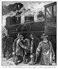 Railroad Strike, 1886. /Nstriking Workers 'Kill' A Locomotive Engine On The Missouri Pacific Line During The Great Southwest Railroad Strike Of March 1886. Contemporary American Engraving. Poster Print by Granger Collection - Item # VARGRC0265254