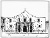 Texas: The Alamo. /Nthe Alamo At San Antonio, Texas. Line Engraving. Poster Print by Granger Collection - Item # VARGRC0100707