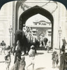 India: Jaipur, C1907. /N'An Oriental Omnibus - Elephant With Its Load Of Passengers At The Palace Gate, Jaipur, India.' Stereograph, C1907. Poster Print by Granger Collection - Item # VARGRC0323265