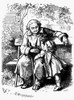 Grandfather, 1873. /Nan Old Blind Man And His Granddaughter. Wood Engraving, American, 1873. Poster Print by Granger Collection - Item # VARGRC0093457