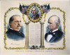 Presidential Campaign, 1892. /Ngrover Cleveland And Adlai E. Stevenson As The Democratic Party Candidates For President And Vice President On A Lithograph Campaign Poster, 1892. Poster Print by Granger Collection - Item # VARGRC0011119