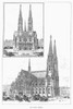 Vienna: Votive Church. /Nthe Votive Church At Vienna, Austria. Line Engraving, 1889. Poster Print by Granger Collection - Item # VARGRC0094392