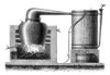 Distillery, 1780. /Nstill Designed By Jean-Antoine Chaptal. Line Engraving, French, 19Th Century. Poster Print by Granger Collection - Item # VARGRC0067711